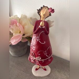 International polystone Angel Figurine🪽❤️Vintage ❤️Valentine’s Angel 🪽❤️